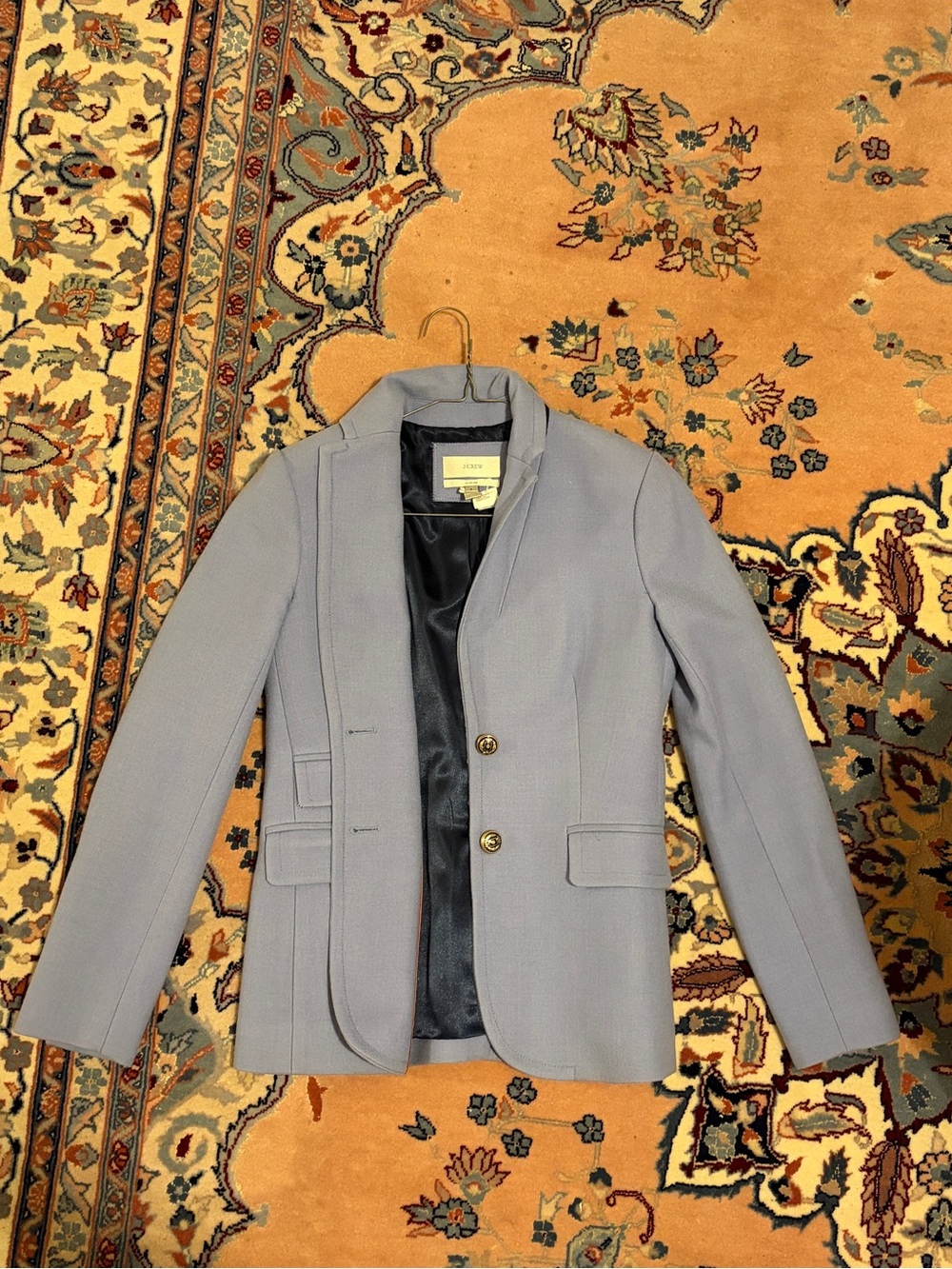 J. Crew Light Gray Single-Breasted Women's Blazer